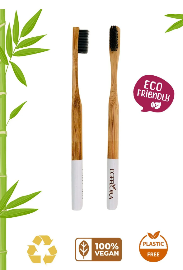 Bamboo Toothbrush Adult White