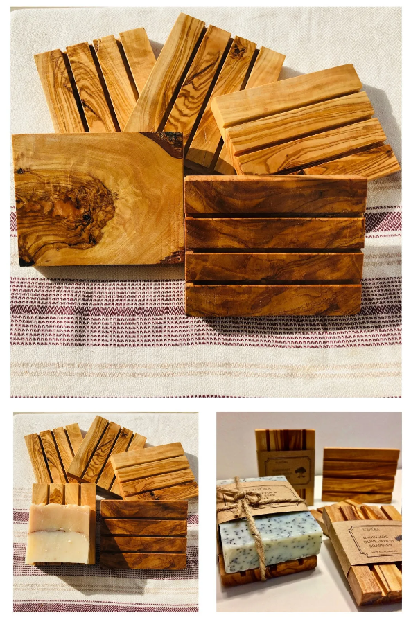 Handmade Olivewood Soap Dish